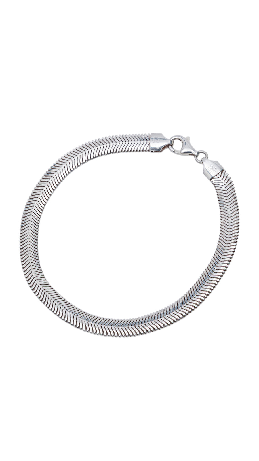 Sleek Silver Men’s Bracelet
