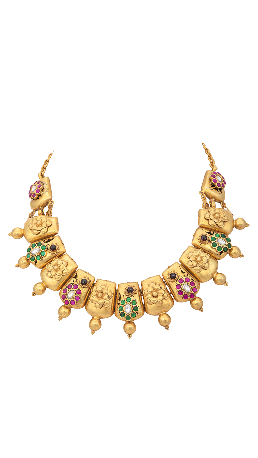 Gold Finish 925 Silver Necklace