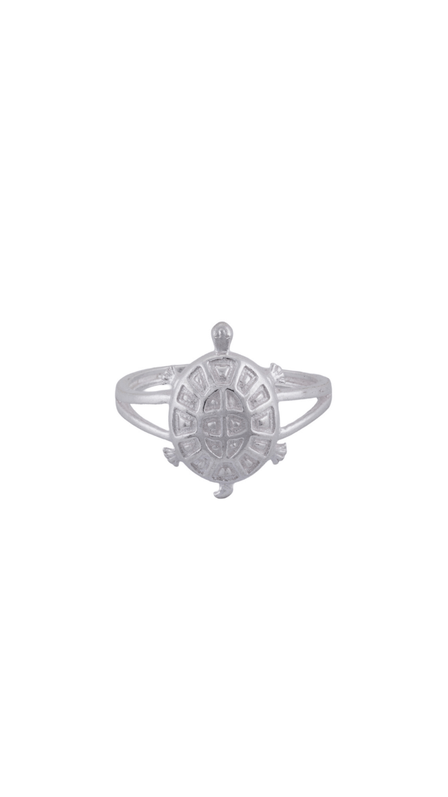 Sacred Tortoise Silver Band
