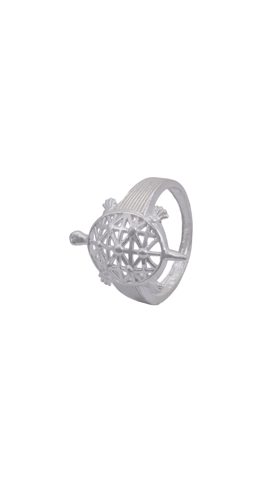 Tortoise Silver Ring