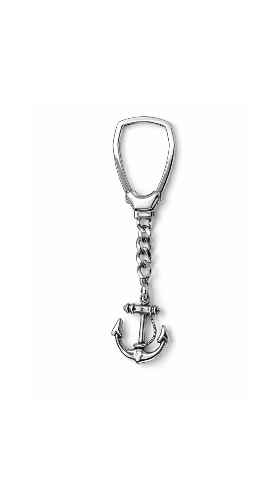 Anchor Keychain Silver 925