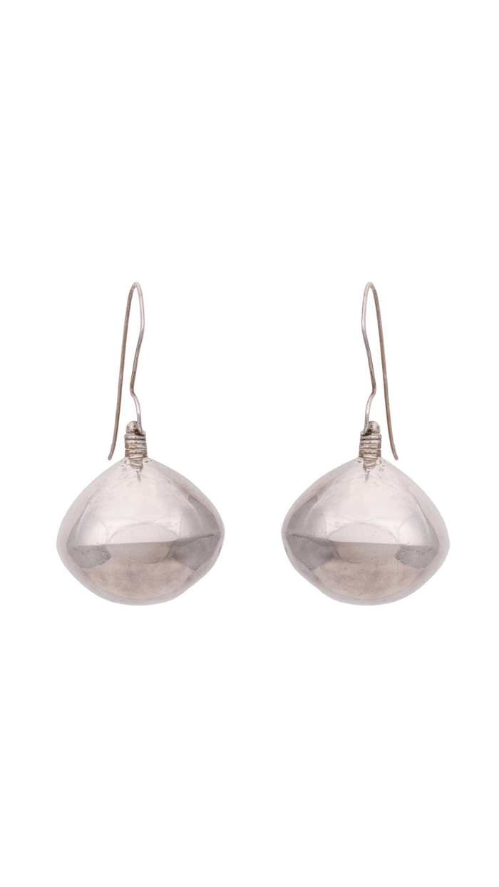 Minimalist Silver Drop Earrings