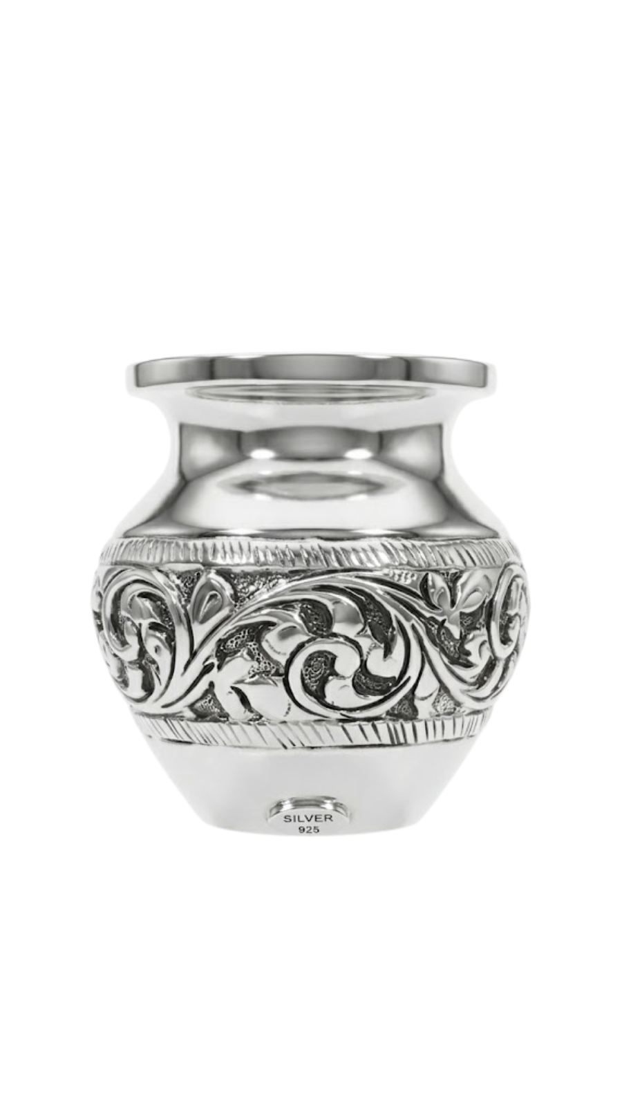 Floral Nakashi Antique 92.5 Silver Kalash