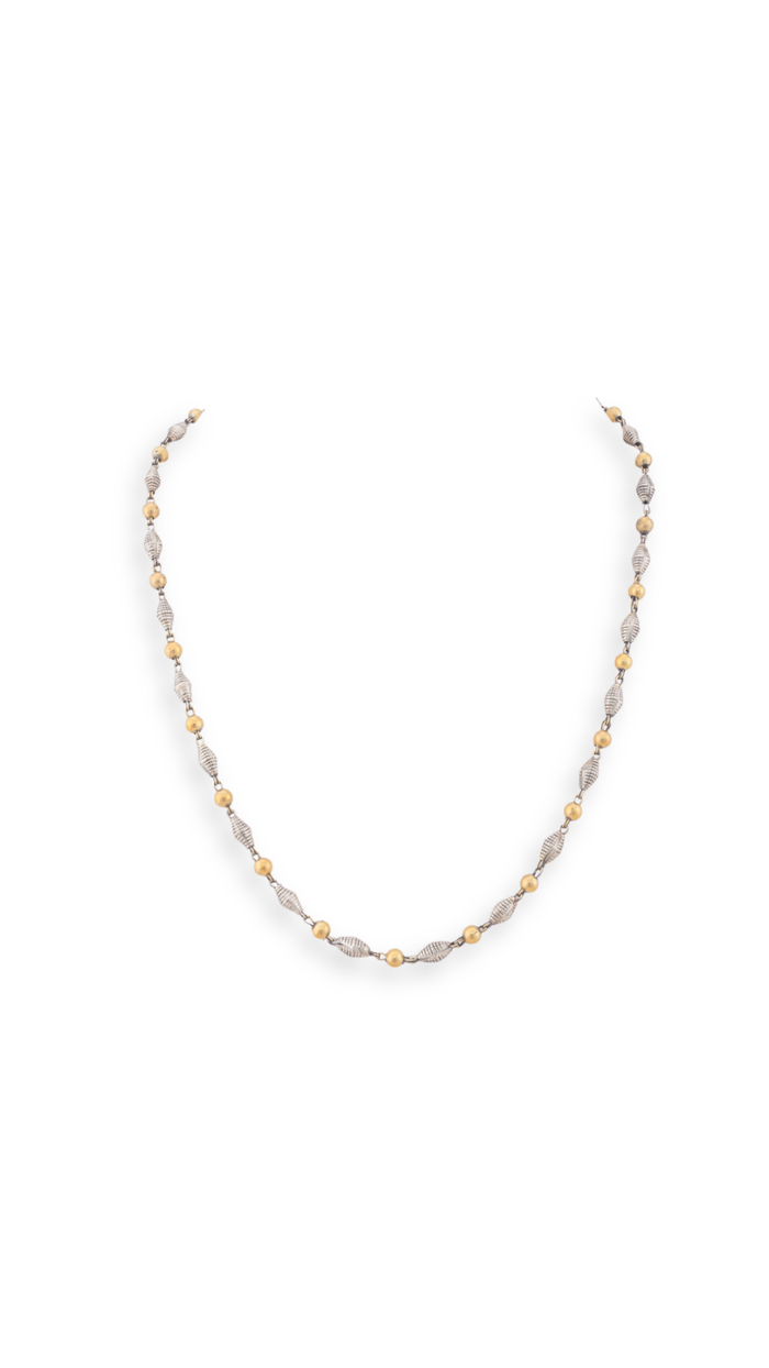 Two Tone Silver Chain