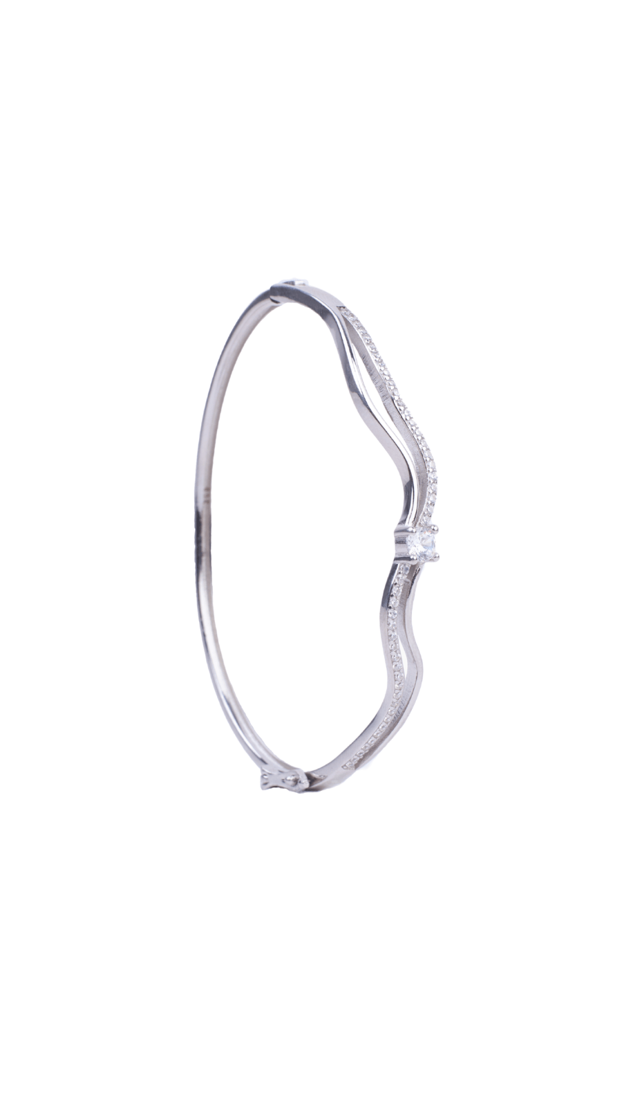 Wavy 925 Silver Bracelet