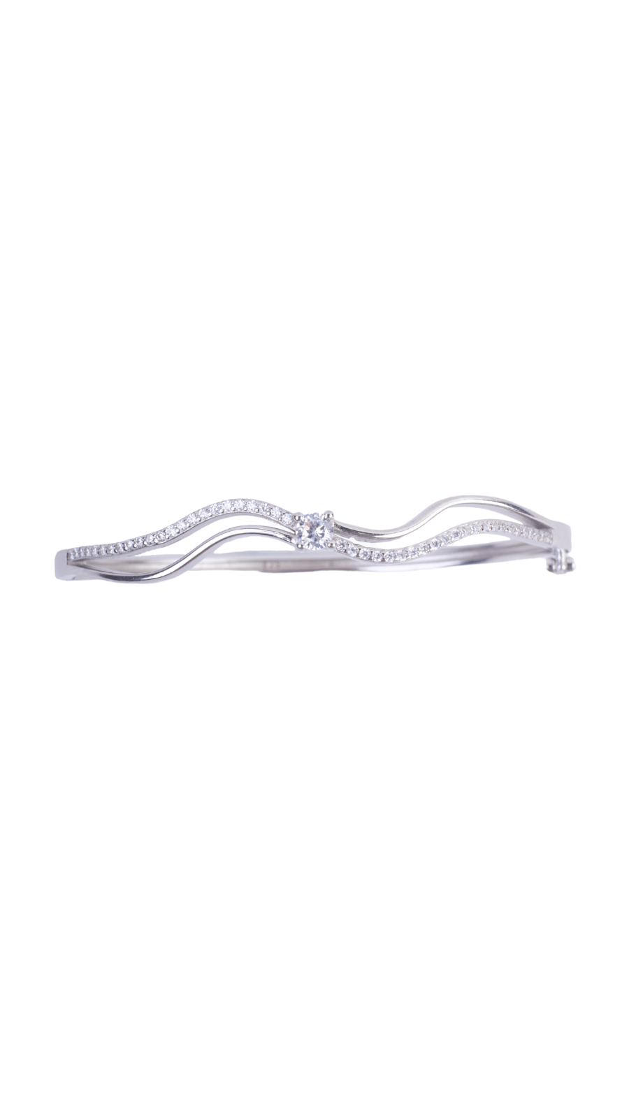 Wavy 925 Silver Bracelet