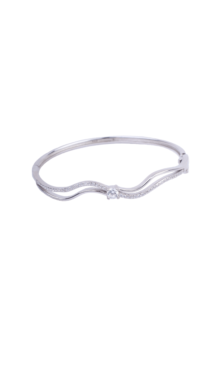 Wavy 925 Silver Bracelet