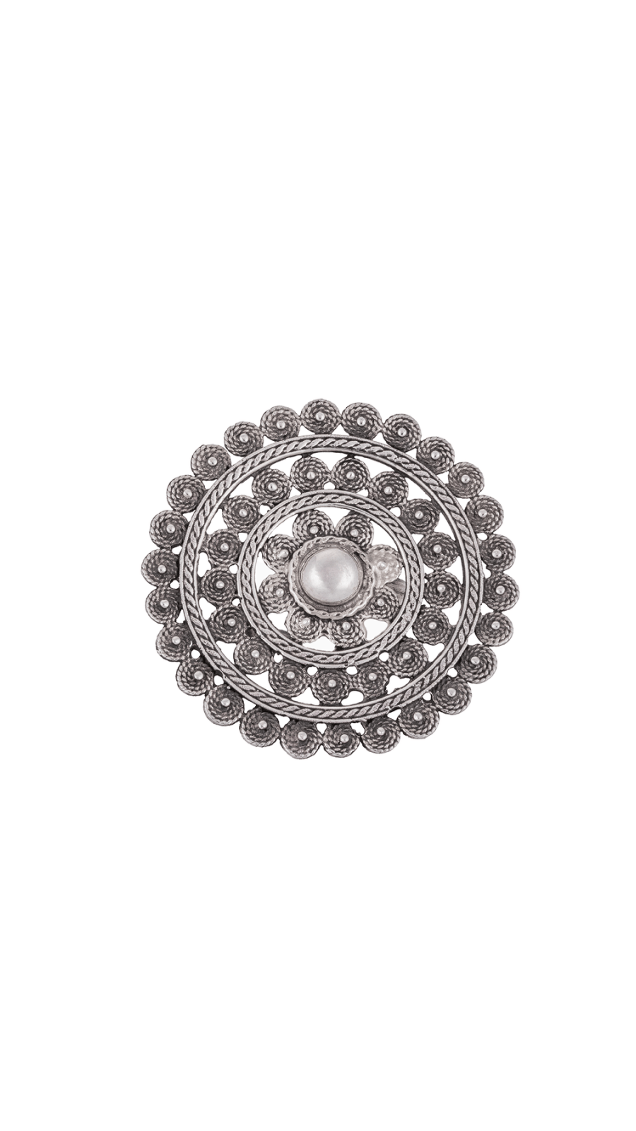 925 Silver Mandala Ring