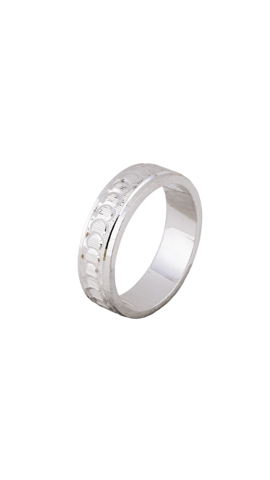 AJB Silverarte 925 Ring Elegant Crescent Band