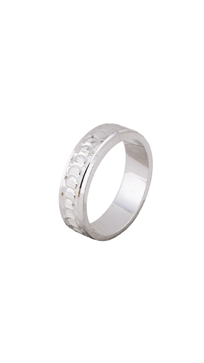 925 Ring Elegant Crescent Band
