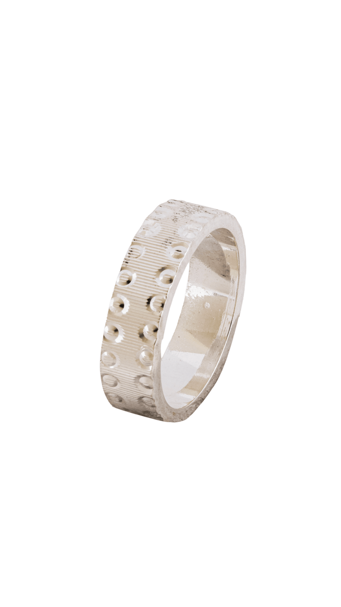 925 Ring Textured Band