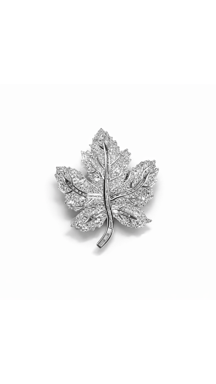 The Diamond Maple Leaf Brooch