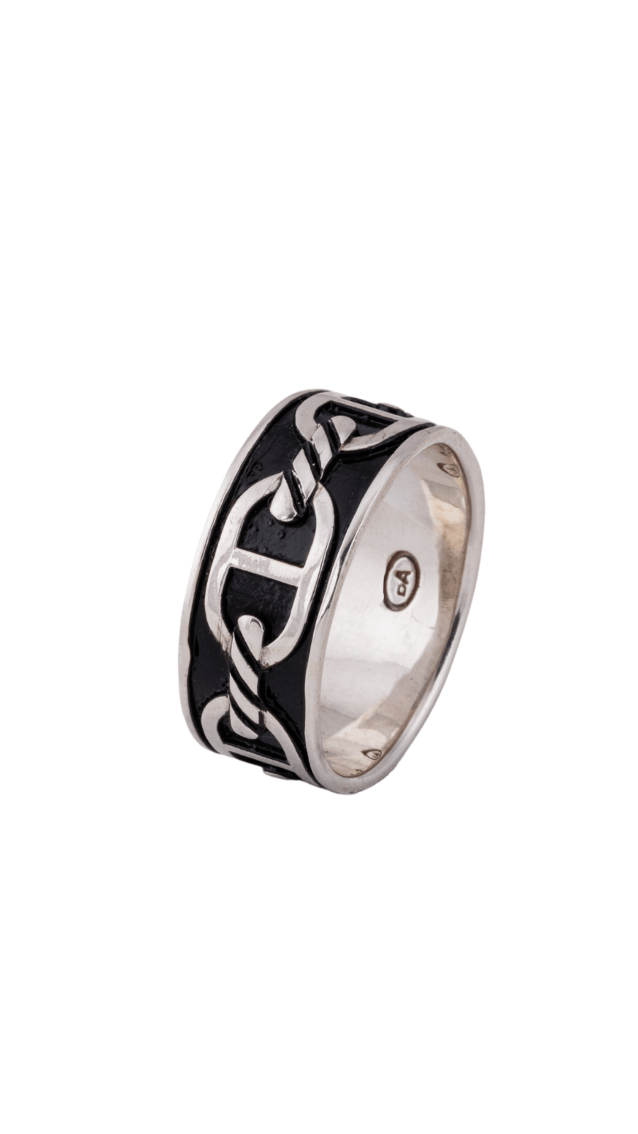 AJB Silver Arte Onxy Ring