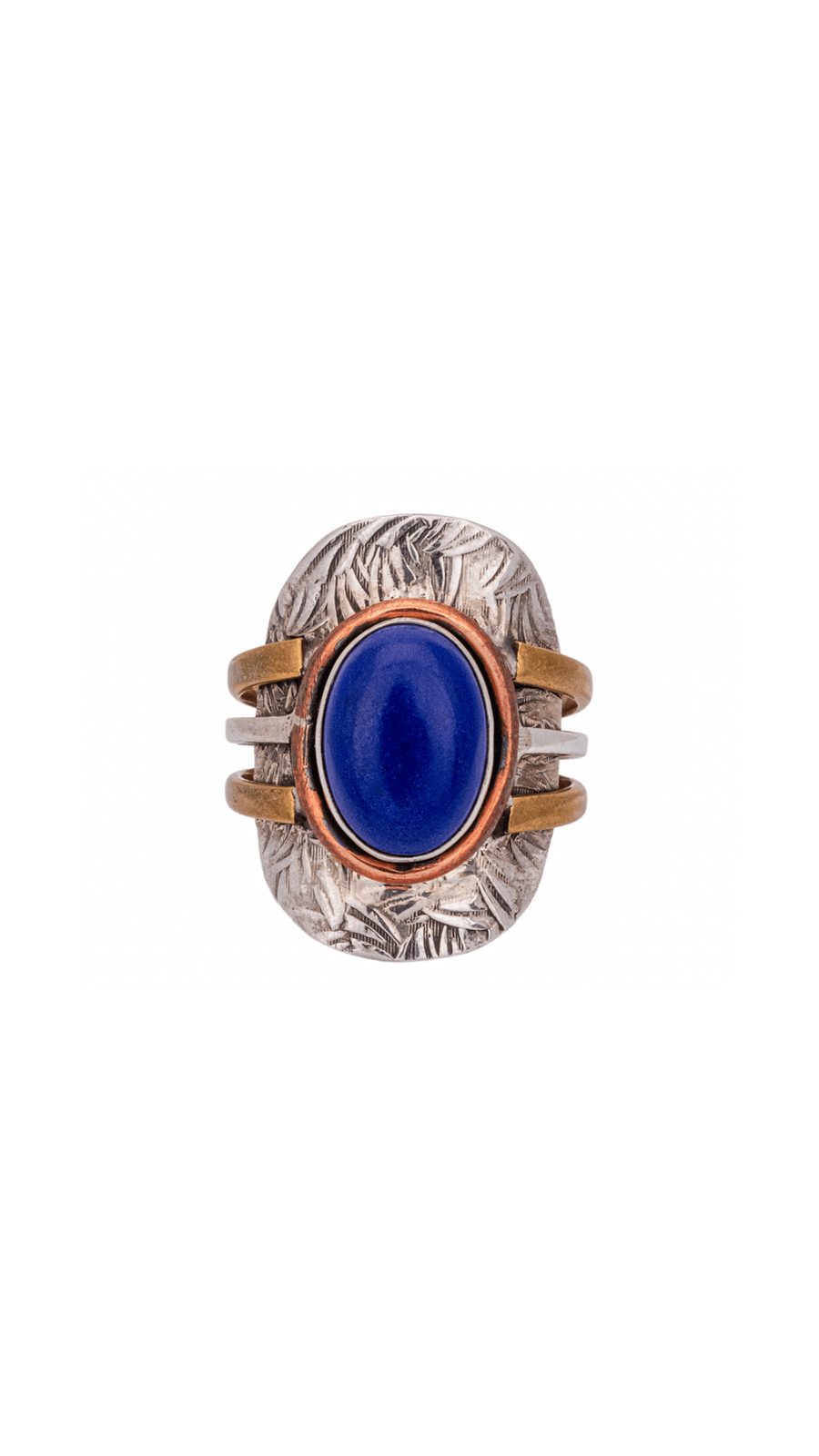 AJB Silver Arte Lapis Blue Gemstone