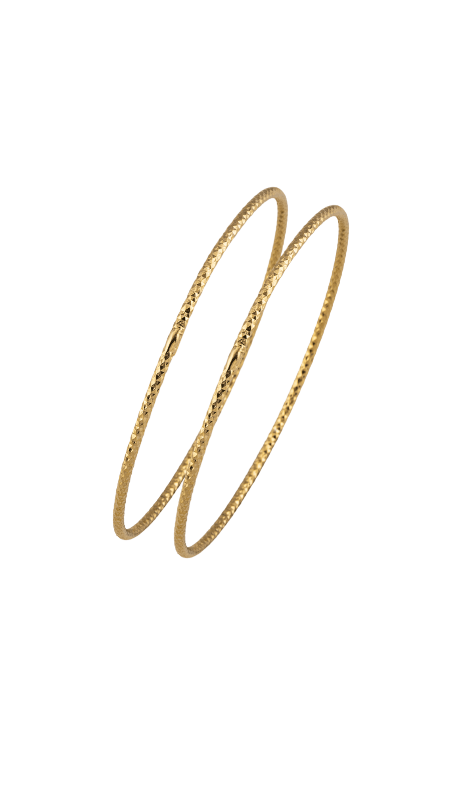 Minimalist Diamond Cut Bangle