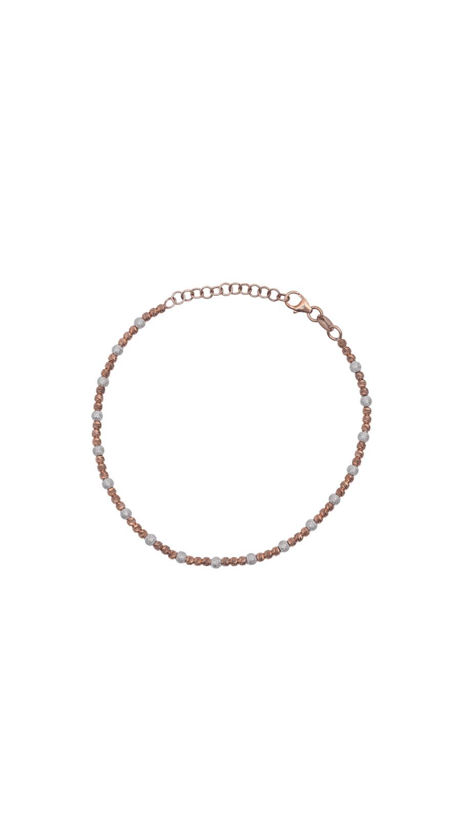 AJB Silver Arte Rose Beaded