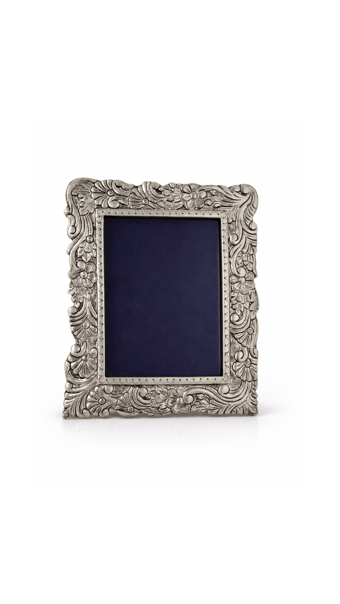 925 Pure Silver Wooden Base Photo Frame