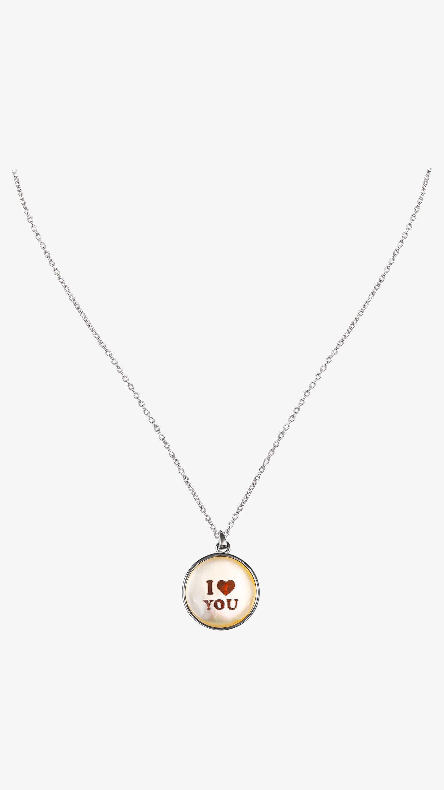 Designer 925 silver pendant chain with simple luxury detailing.