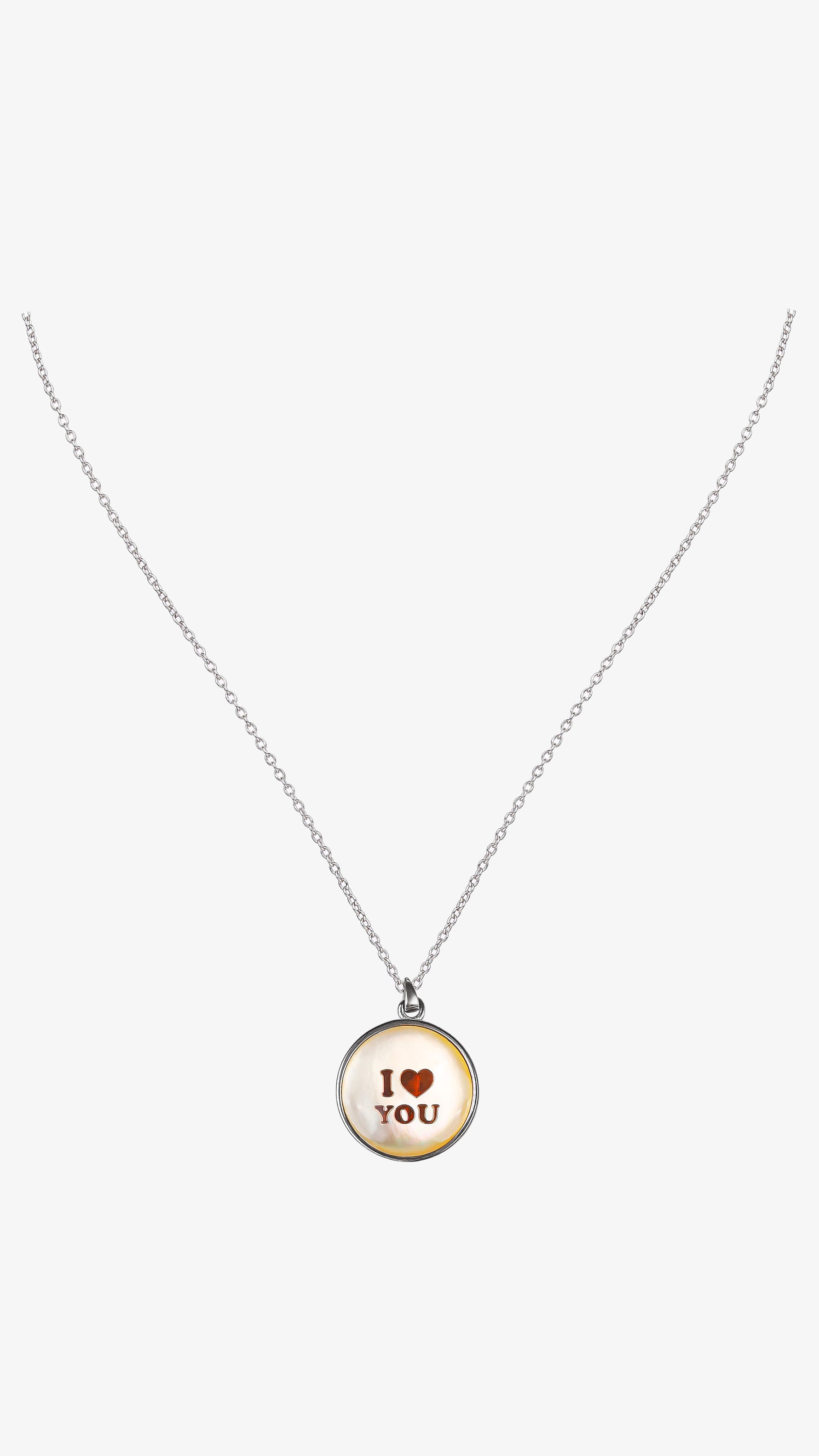 Designer 925 silver pendant chain with simple luxury detailing.