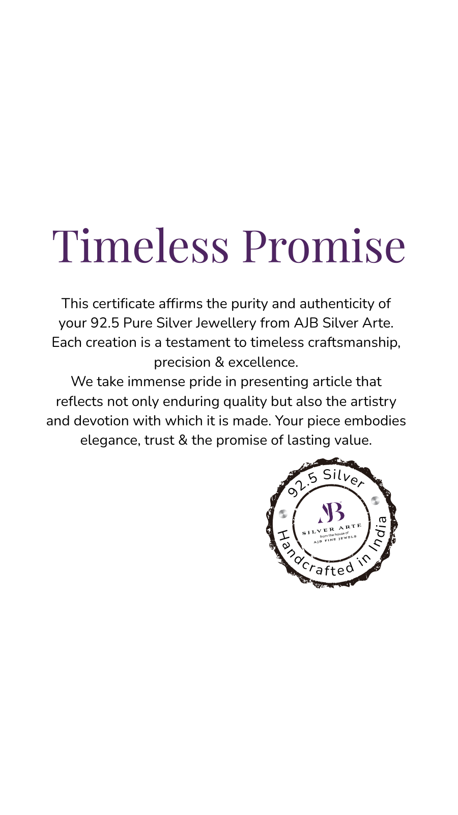The AJB promise