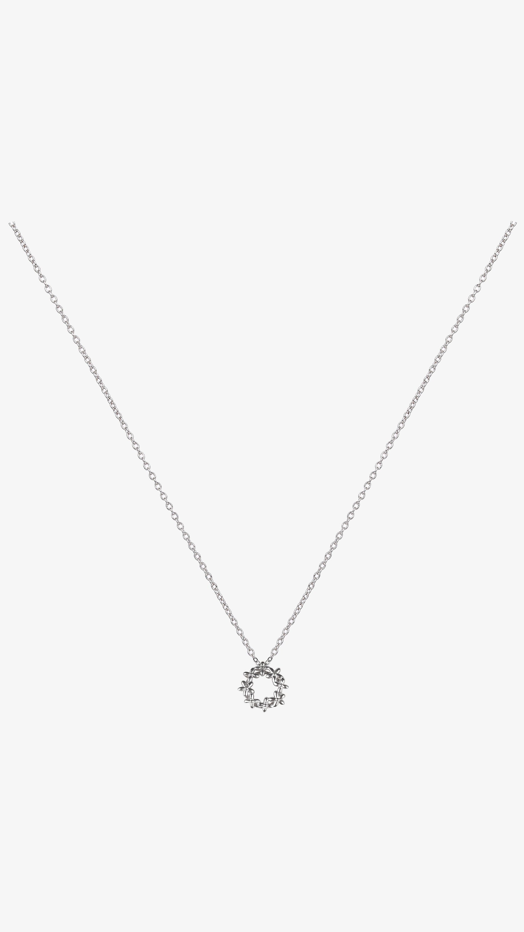 925 silver pendant and chain for women with minimal designer detailing.