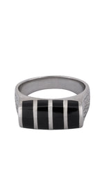 Bold 925 silver ring for men by AJB Silver Arte