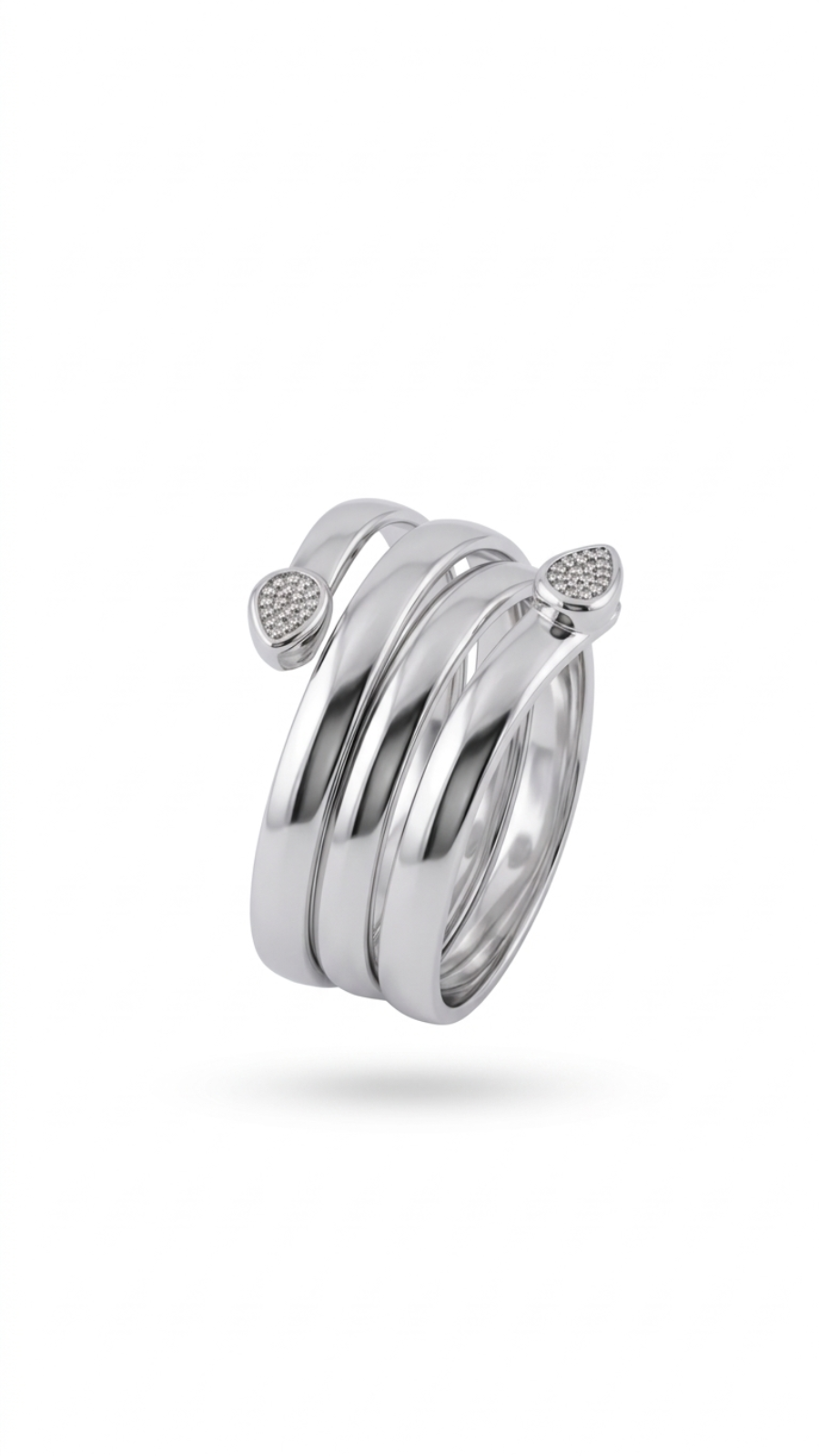 Multi-Layer Spiral Toe Rings