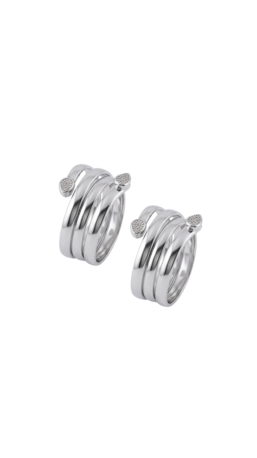 Multi-Layer Spiral Toe Rings