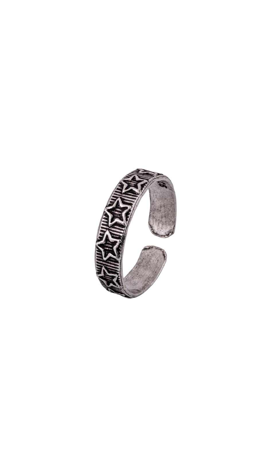 AJB Silver Arte Celestial Star Band Toe Ring