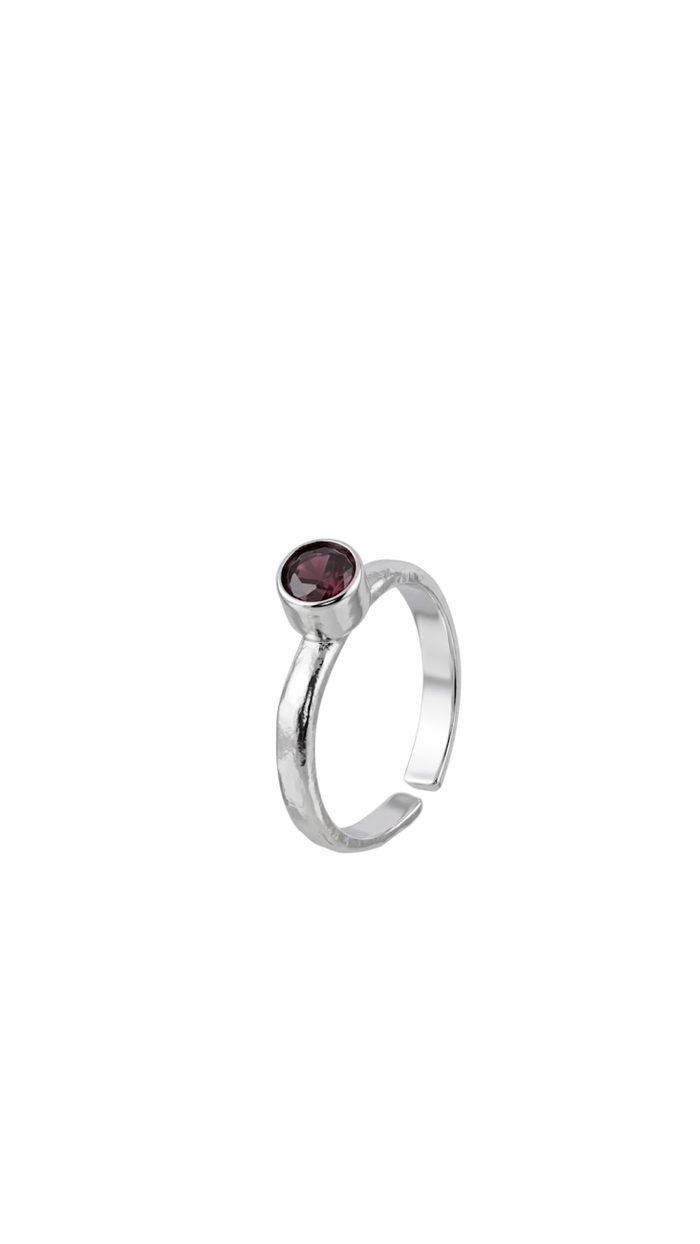 Pink Semi Precious Stone Toe Ring