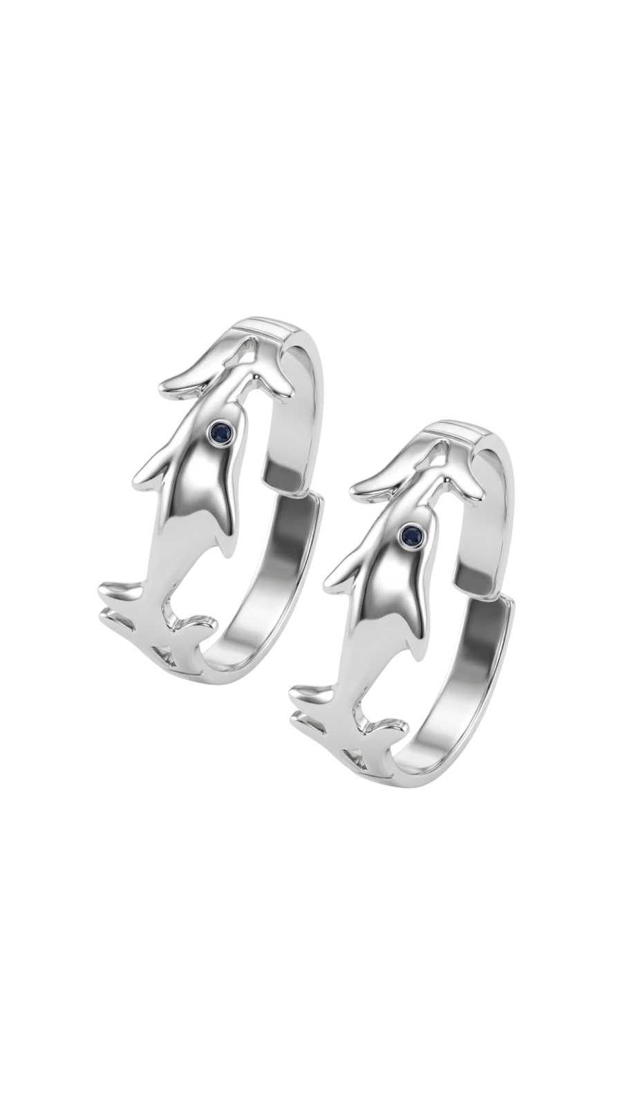Dolphin Silhouette Toe Ring