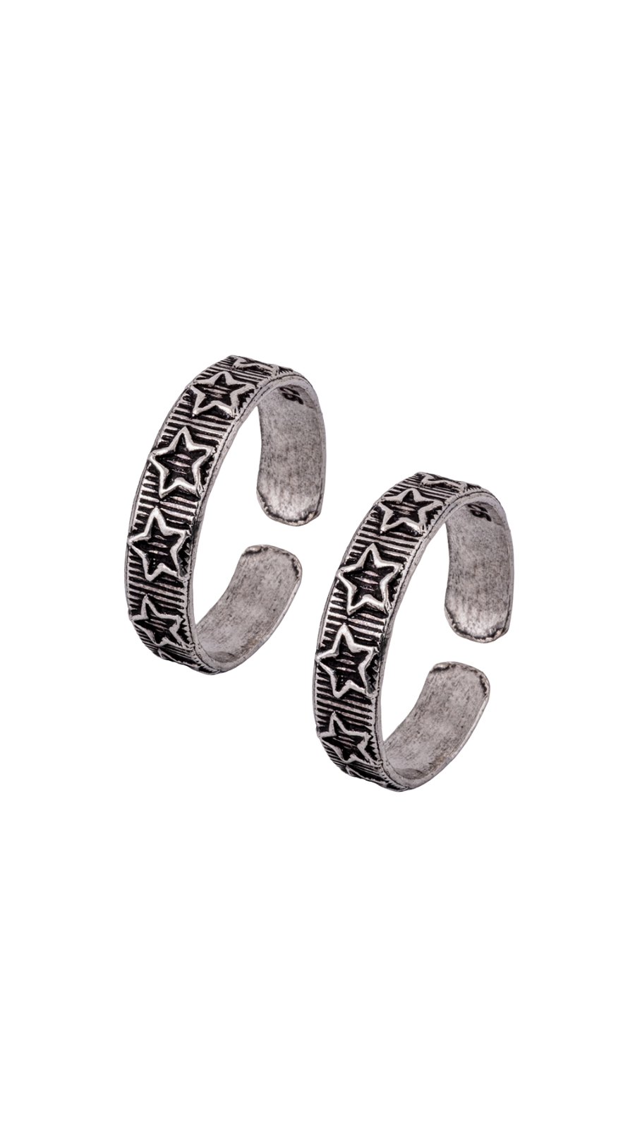 AJB Silver Arte Celestial Star Band Toe Ring