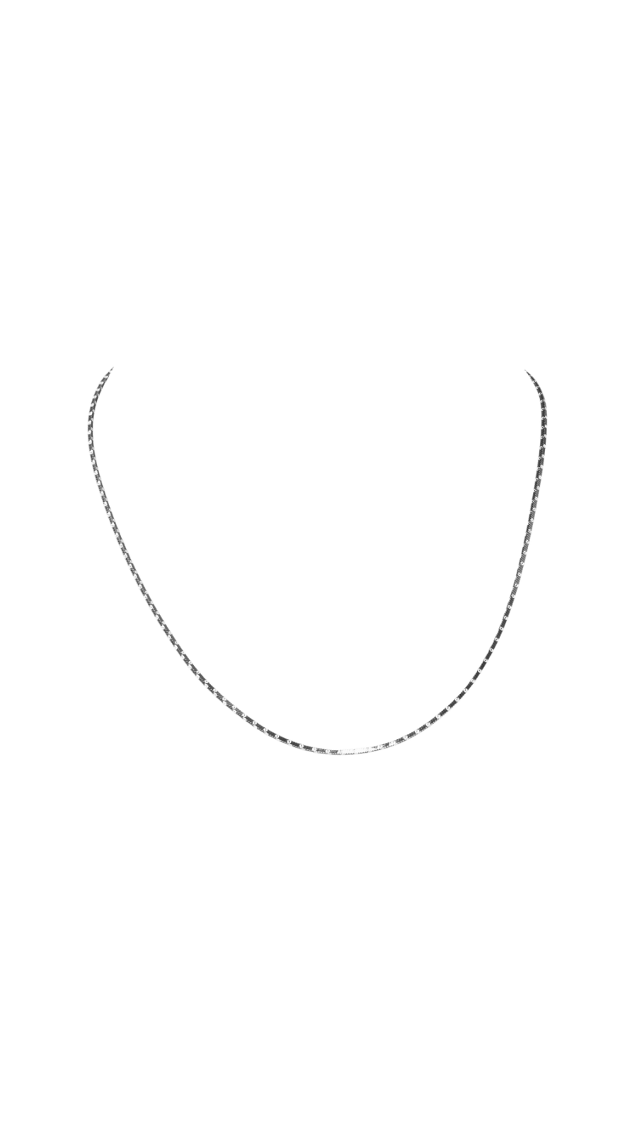 AJB Silver Arte Black Chain in 925 Silver