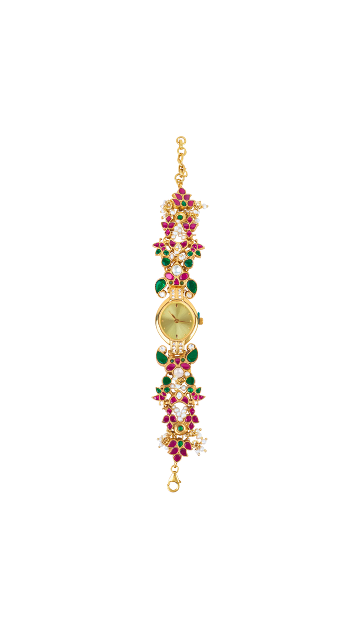 The Crimson Meenakari Watch