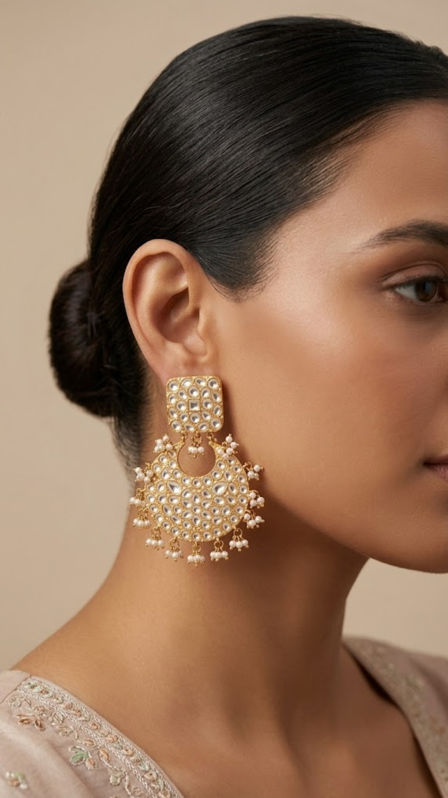 Chandbali Kunda Earrings