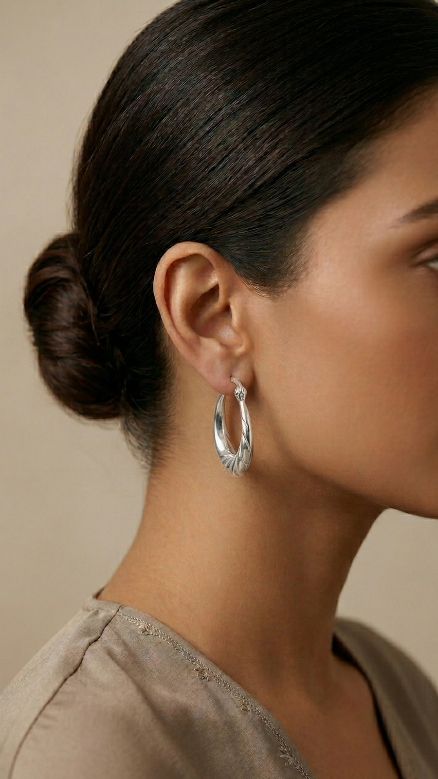 925 Silver Hoop Earrings