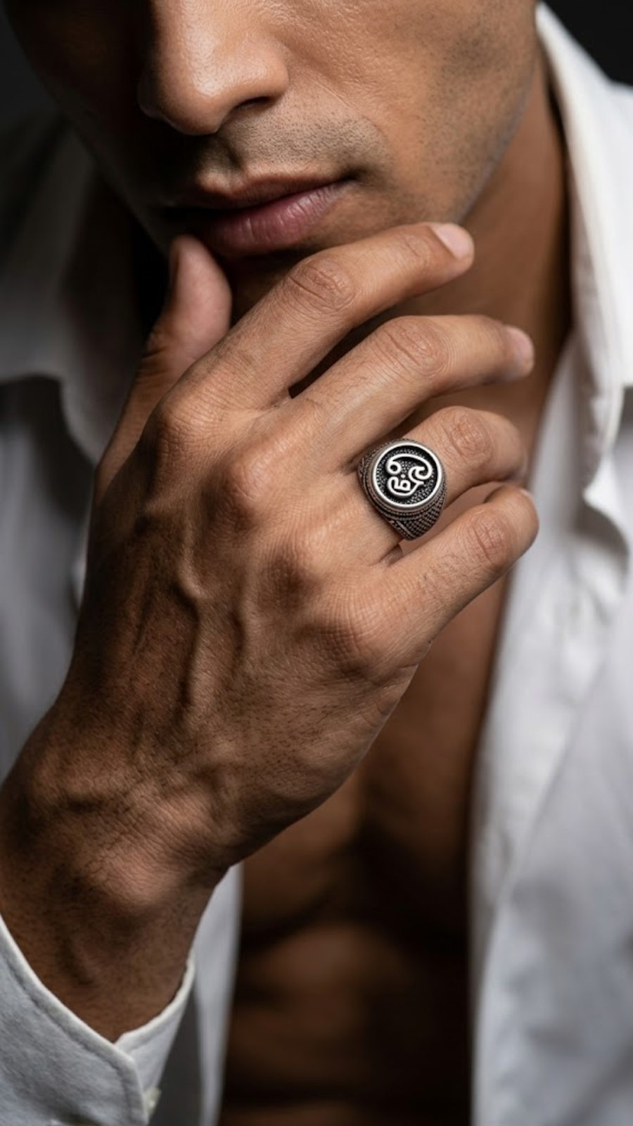 Islamic Calligraphy Silver Ring