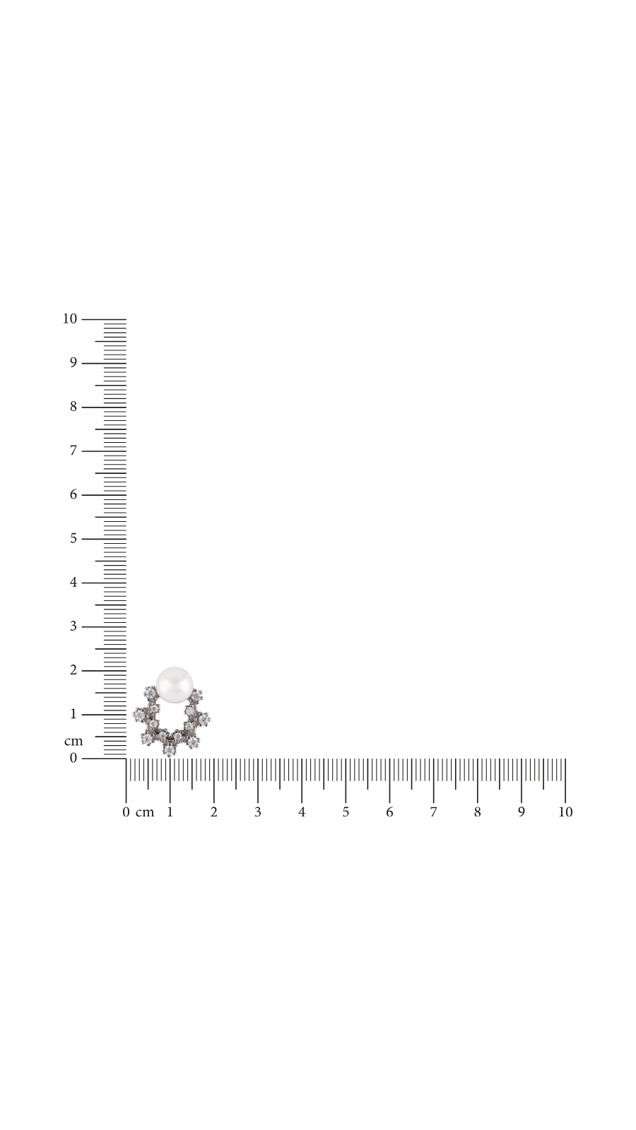 AJB Silver Arte Celestial Pearl Earrings