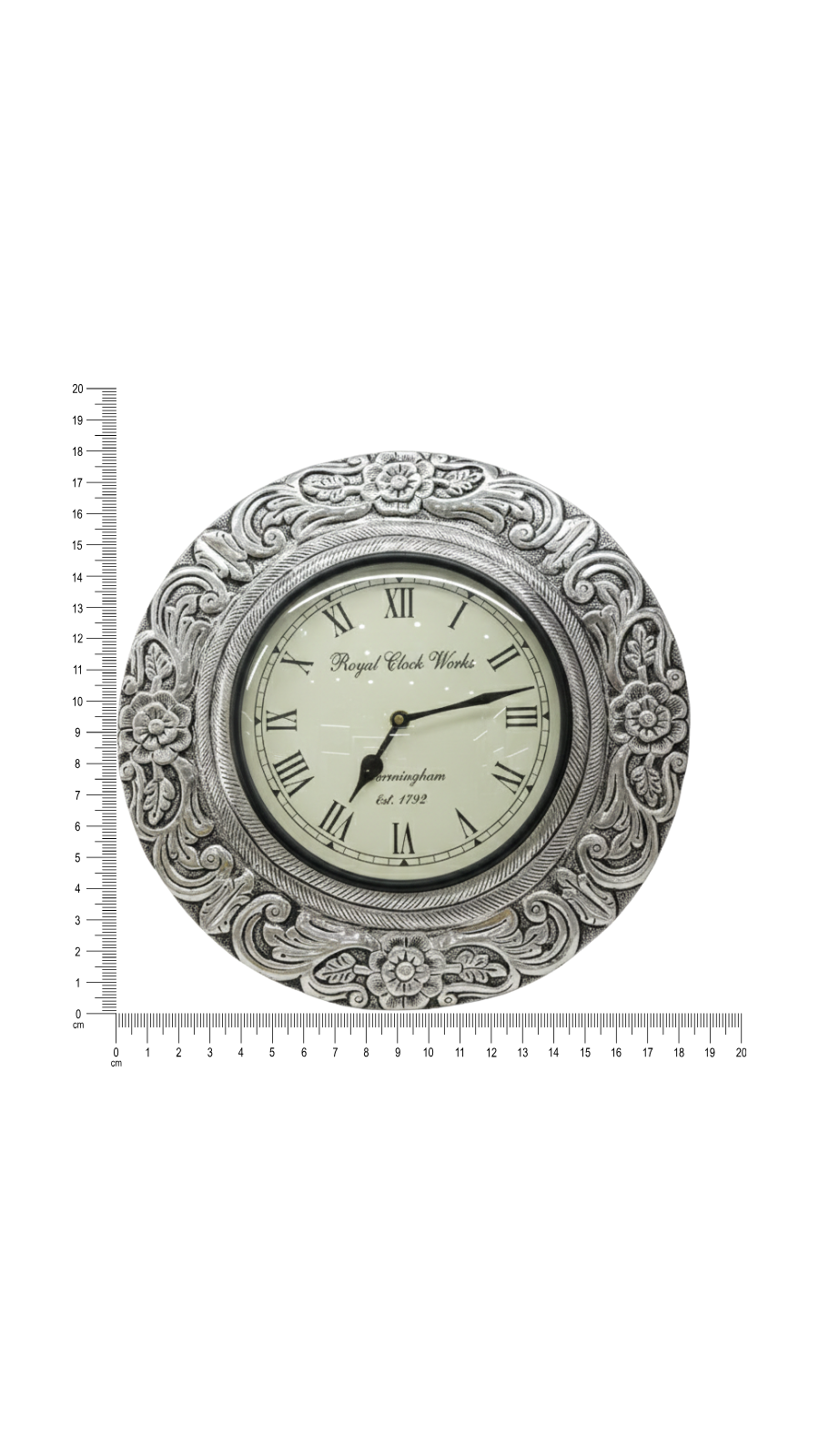 Vintage Floral Clock