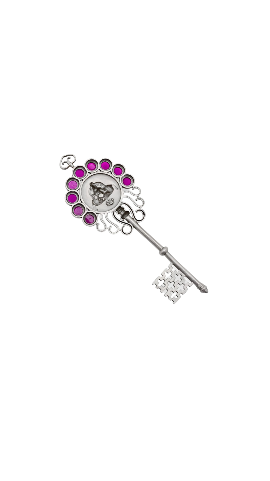 92.5 Silver Peedam With Silver Pooja Decorations