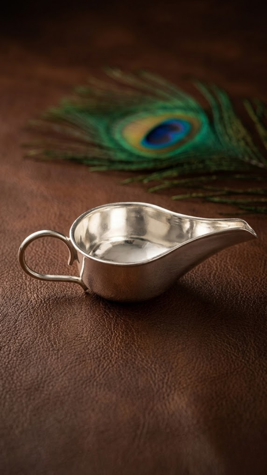 AJB Silver Arte 999 Fine Silver New Born Baby Feeder