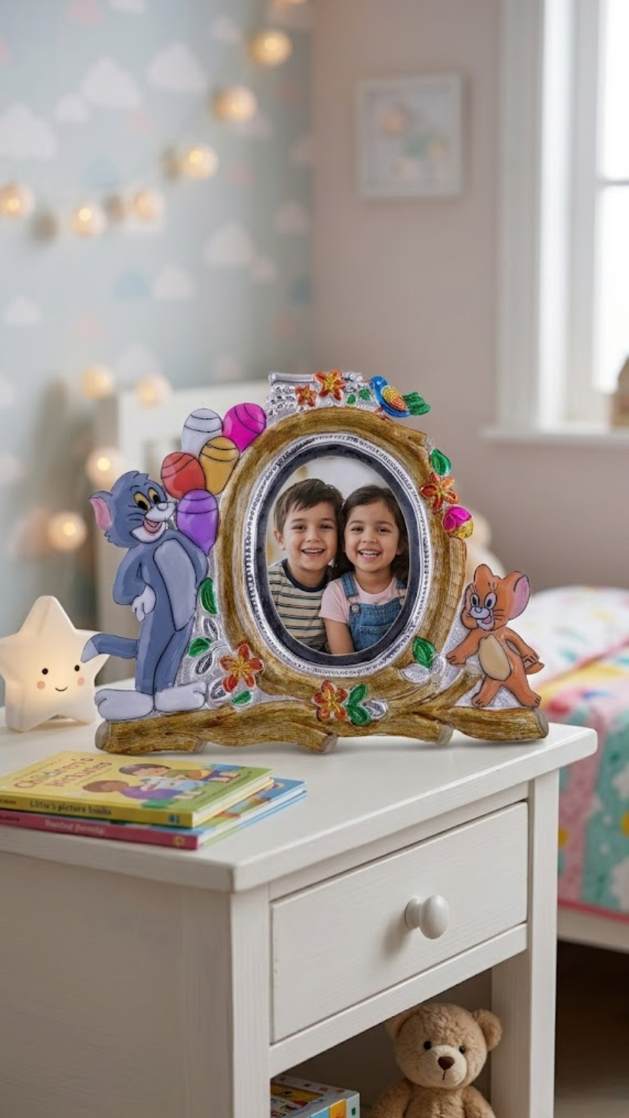 Tom & Jerry Silver Photo Frame