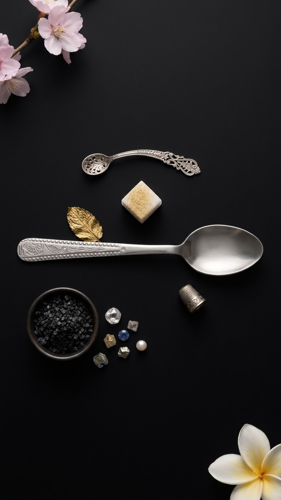 AJB Silver Arte 925 Silver Spoon or Baby Feeding Spoon